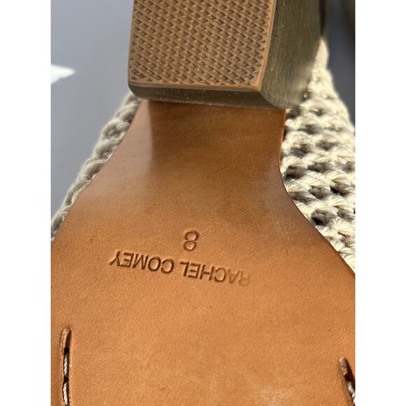 Rachel Comey Reina Woven Crochet Natural Cotton Bully Mules Clogs Size 8 $475 - Picture 11 of 16